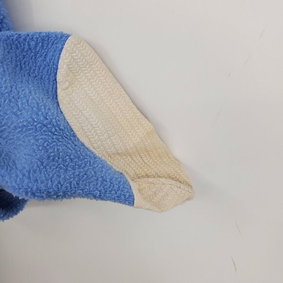 Vintage Sesame Street Blue Fleece Cookie Monster Footie Zip On PJ Pajamas 3T - Picture 8 of 10